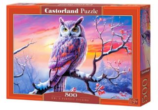 Obrázek z Puzzle sova v zimě 500 dílků 